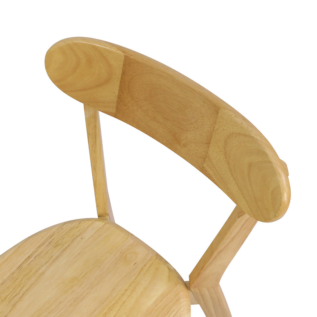 Levede 2x Dining Chairs Wooden Kitchen Chair-1954802998660173827