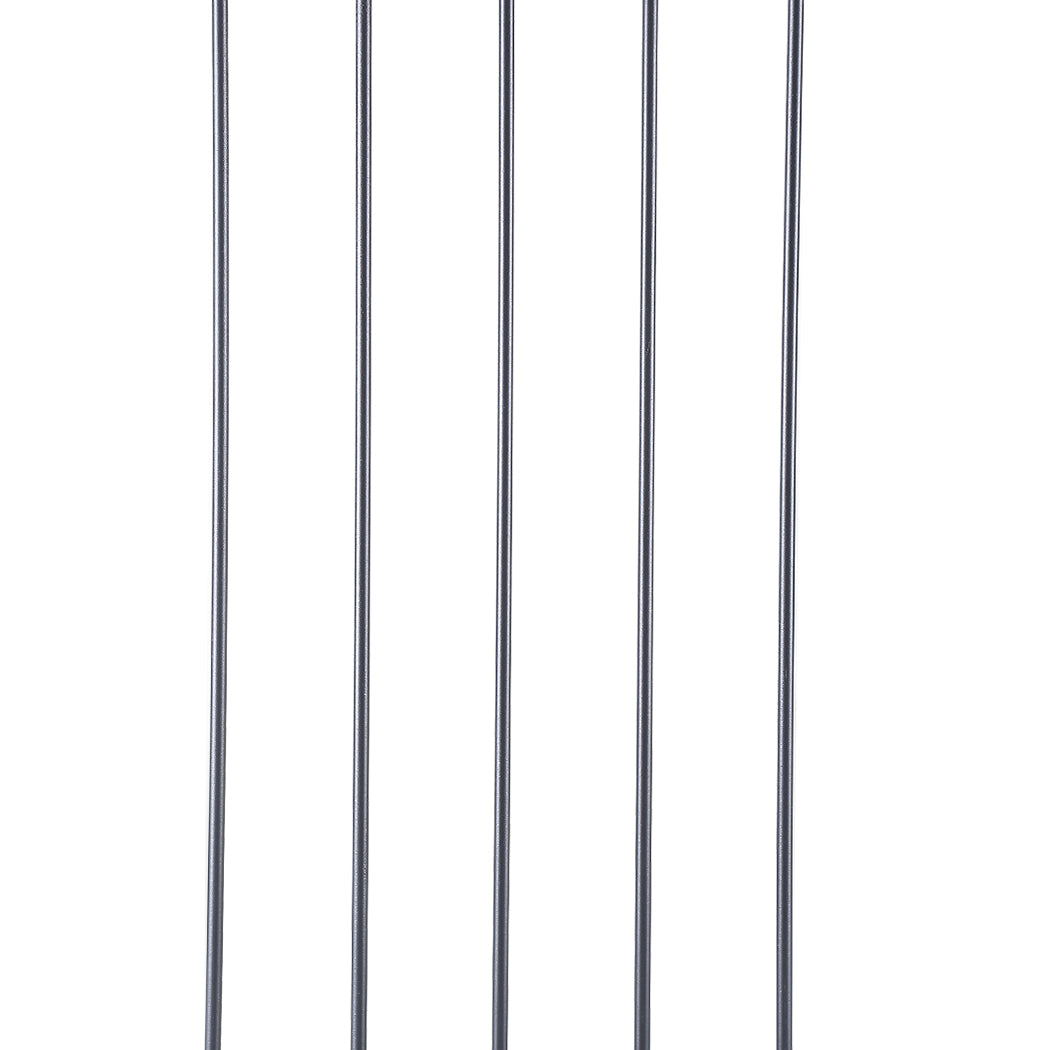 Levede Baby Safety Gate Adjustable Pet Black 45cm Extension-1954802908604272643