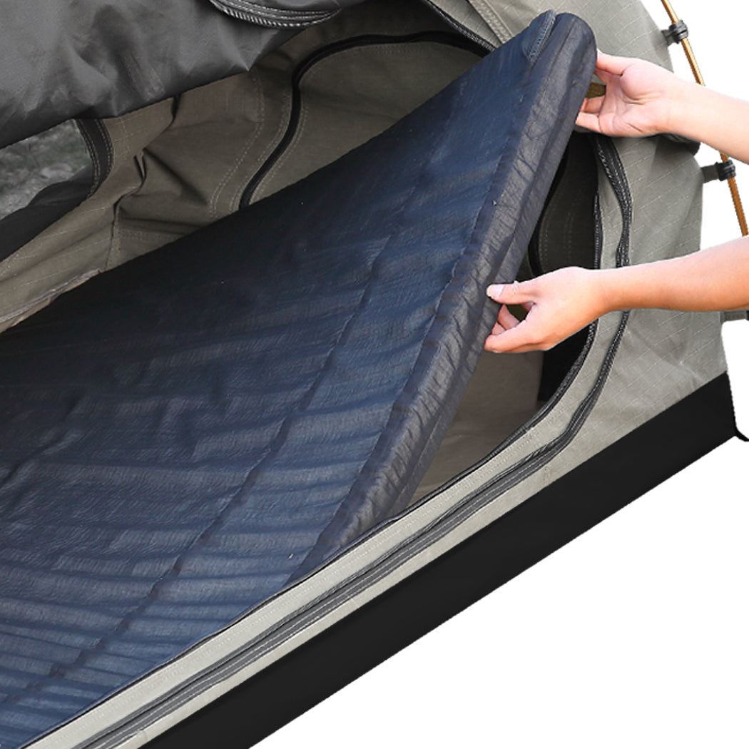 Mountview King Single Swag Camping Swags Grey-1954802648423206915