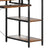 Levede Office Gaming Computer Desk Brown-1954802382802128899