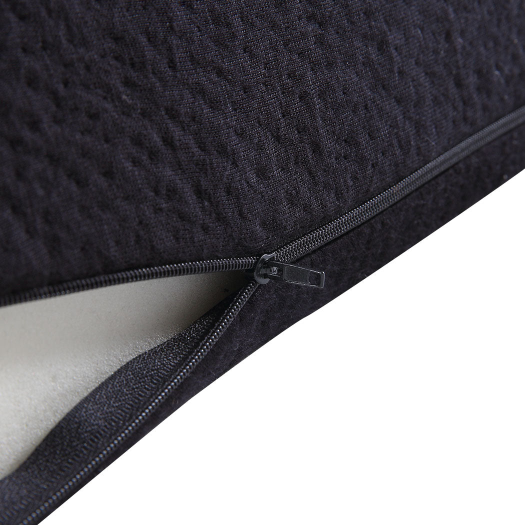 Cool Gel Memory Foam Bed Wedge Pillow Black 30-1954802699543384067