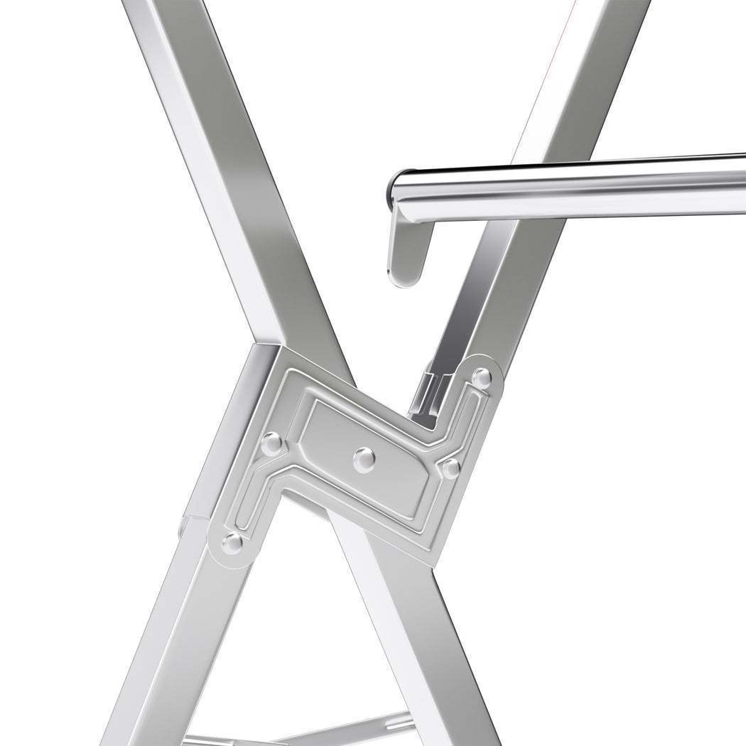 Levede Adjustable Clothes Drying Airer Foldable 150-240cm-1973193572329066499