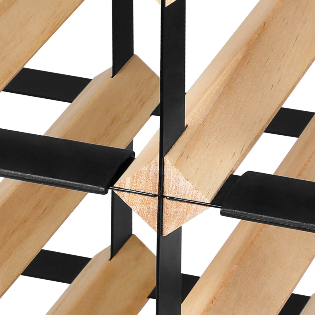 Levede 72 Bottle Timber Red Wine Rack-1919892822316683267