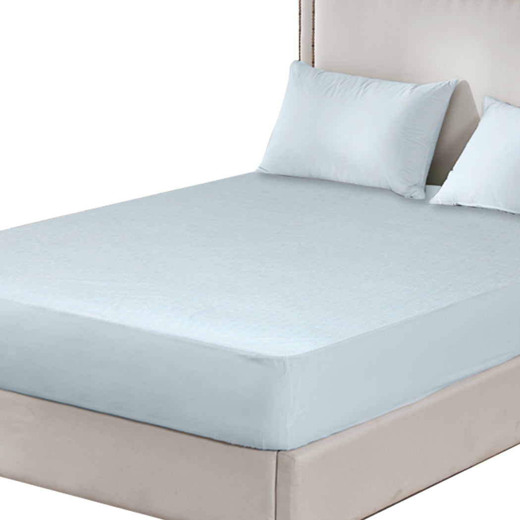 Dreamz Double Mattress Protector Pillowcases Double Blue-1910112876966842371