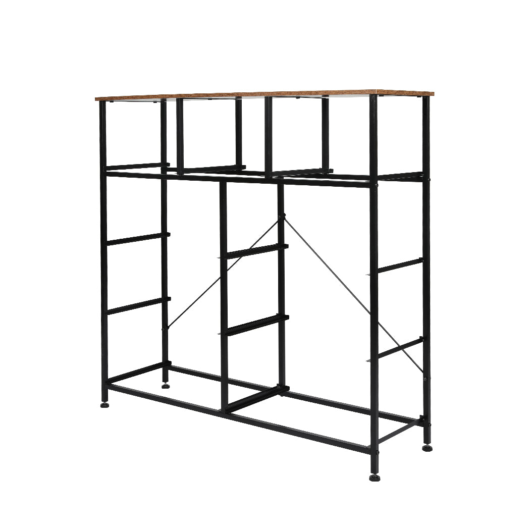 Levede Storage Cabinet Tower Chest Brown Fold-1954802992645541891