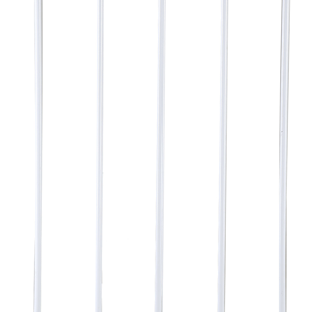 Levede Baby Safety Gate Adjustable Pet White 45cm Extension-1910113188360359939