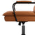 LEVEDE Ergonomic Office Chair Computer PU Brown-1954802475336863747