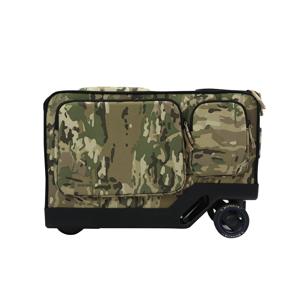 Slimbridge 20" Electric Riding Luggage Suitcase Green Colour-1954802821153034243