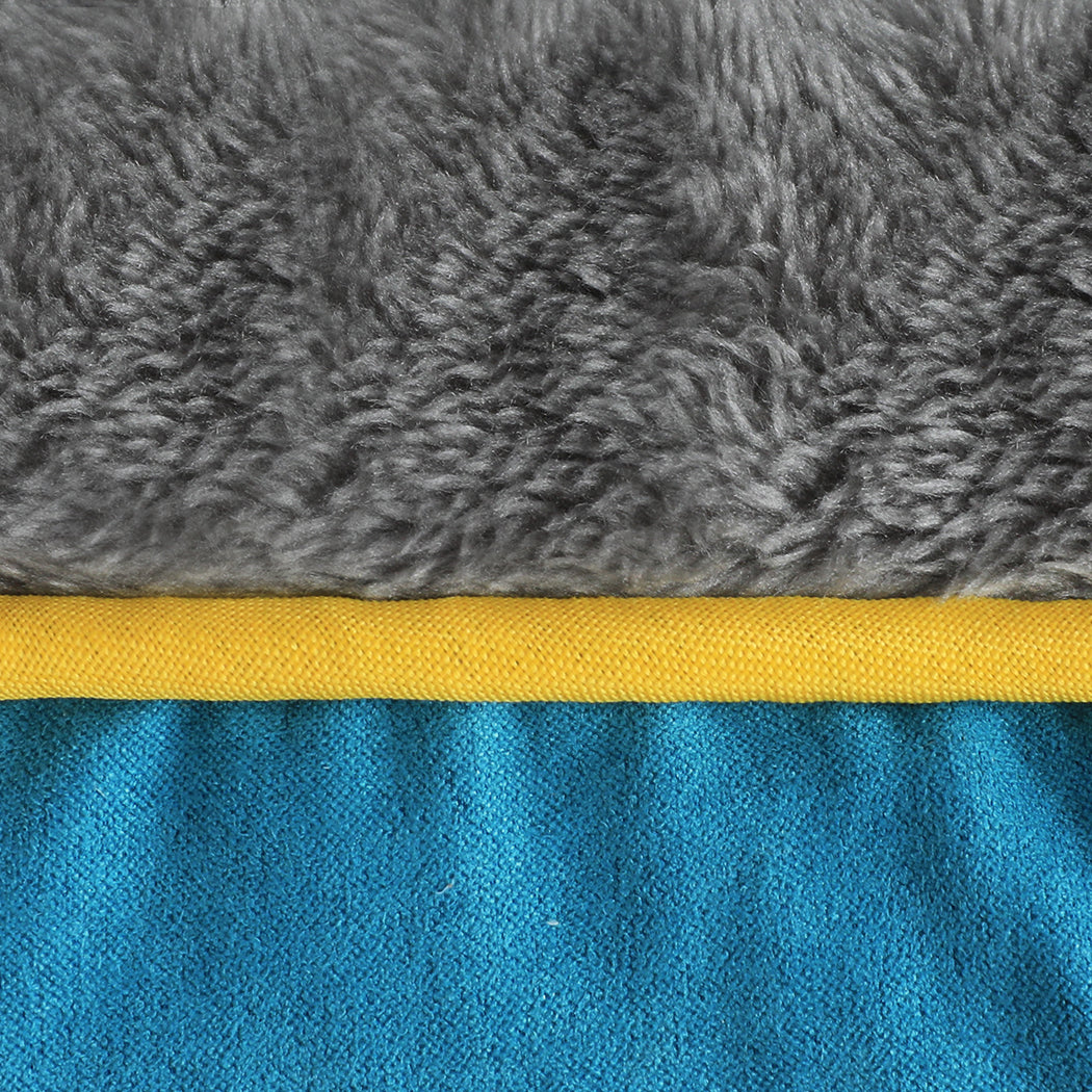 PaWz Electric Pet Heater Bed Heated L Blue Large-1954802542928072707