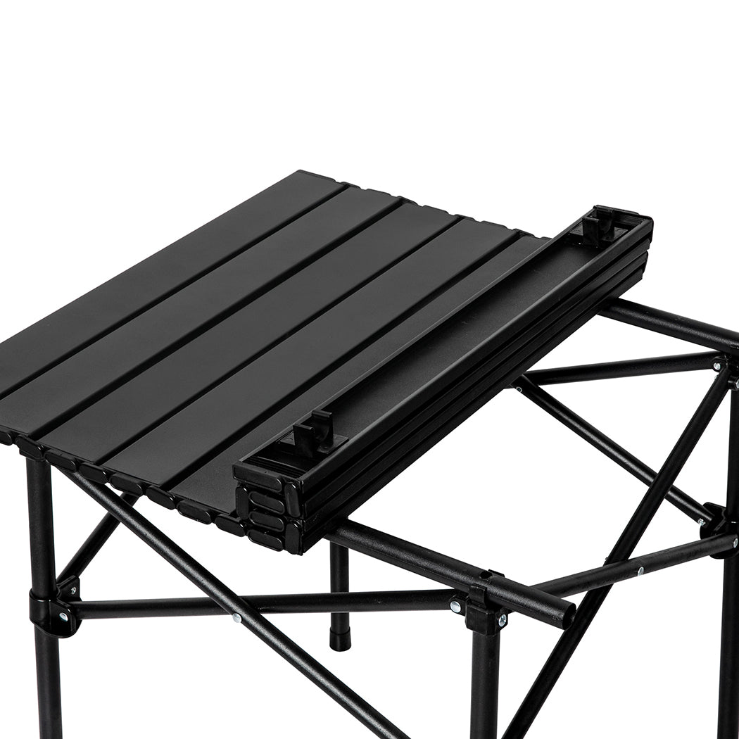 Levede Folding Camping Table Portable Black-1954802887104270339