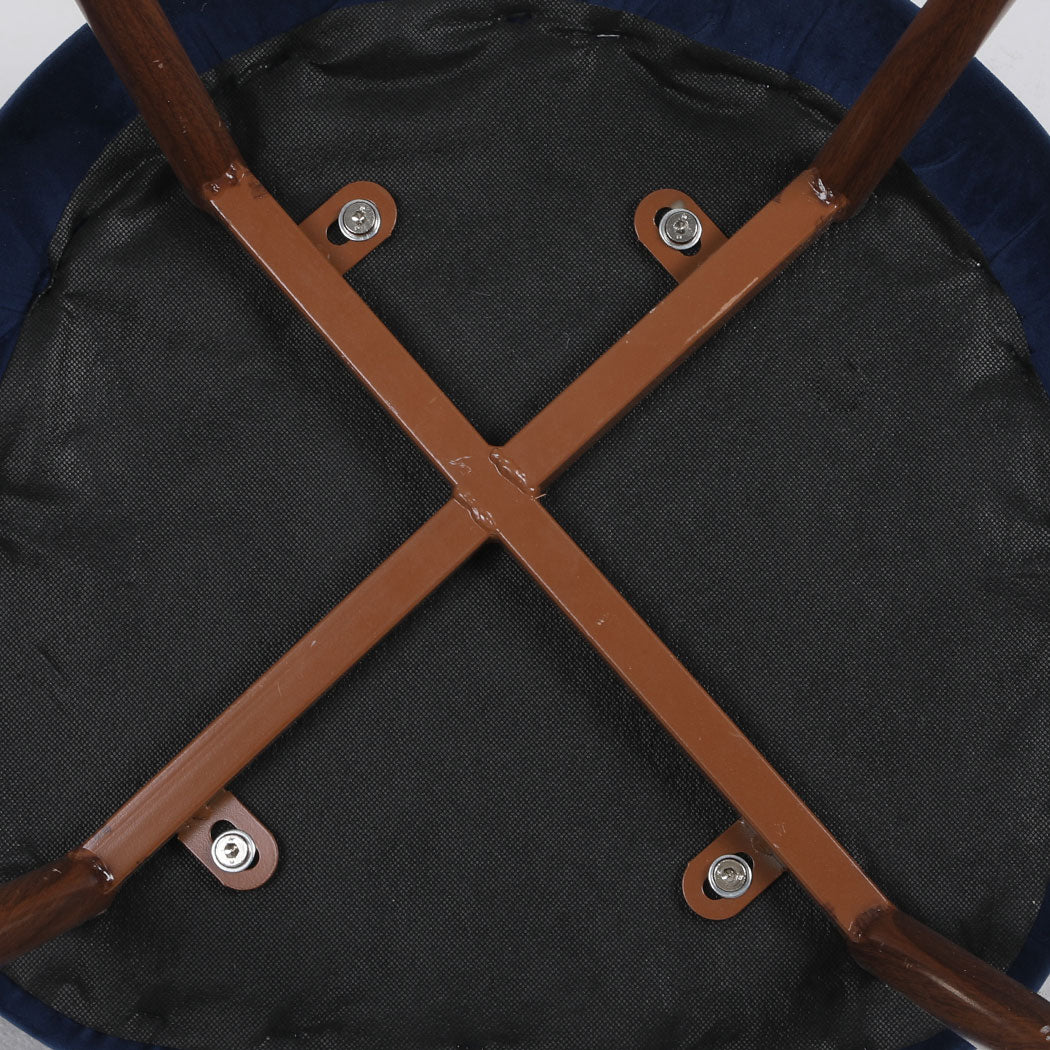 Levede 6x Dining Chairs Seat French Navy-1973193556076138499