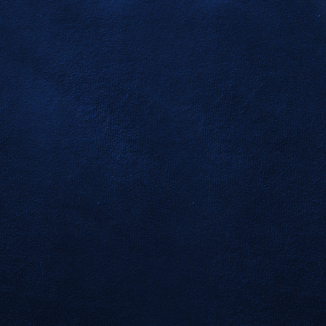 Marlow Bean Bag Chair Cover Soft Velvet Blue-1910113189895475203