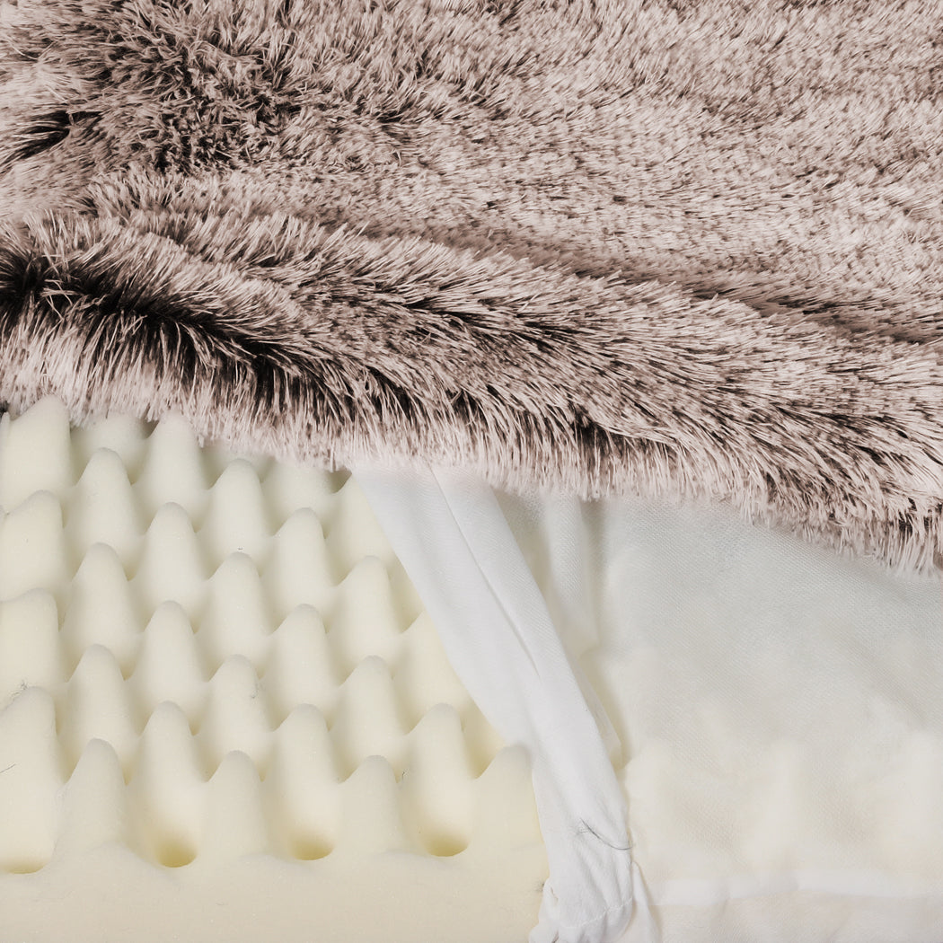 PaWz Dog Mat Pet Calming Bed Memory XXL Coffee XX-Large-1954802548598771715