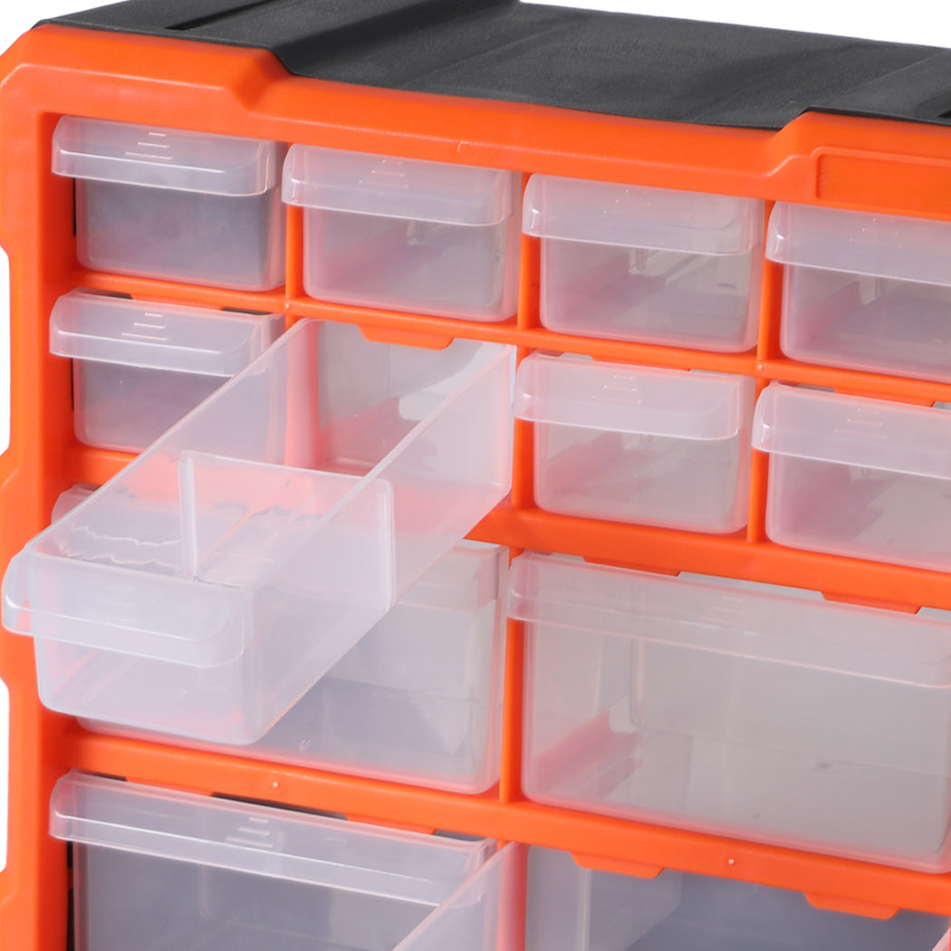Traderight Tool Storage Cabinet Organiser 12 Drawers-1910113100187701251