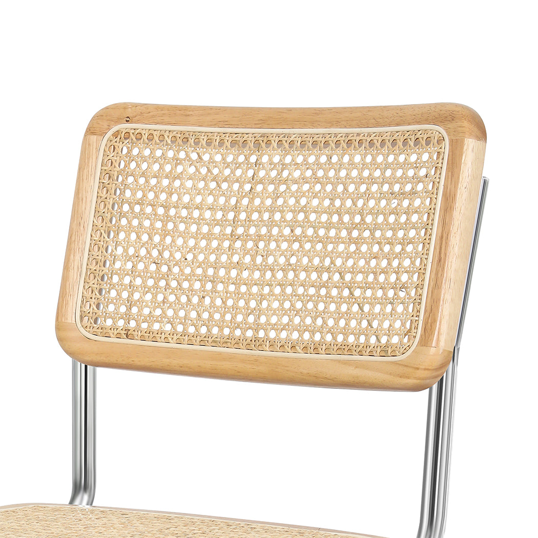 Levede 4x Rattan Chair Dining Chairs-1973193566658367491
