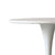 Levede 2x Bar Table Pub Tables Kitchen Marble Tulip Outdoor Round Metal White