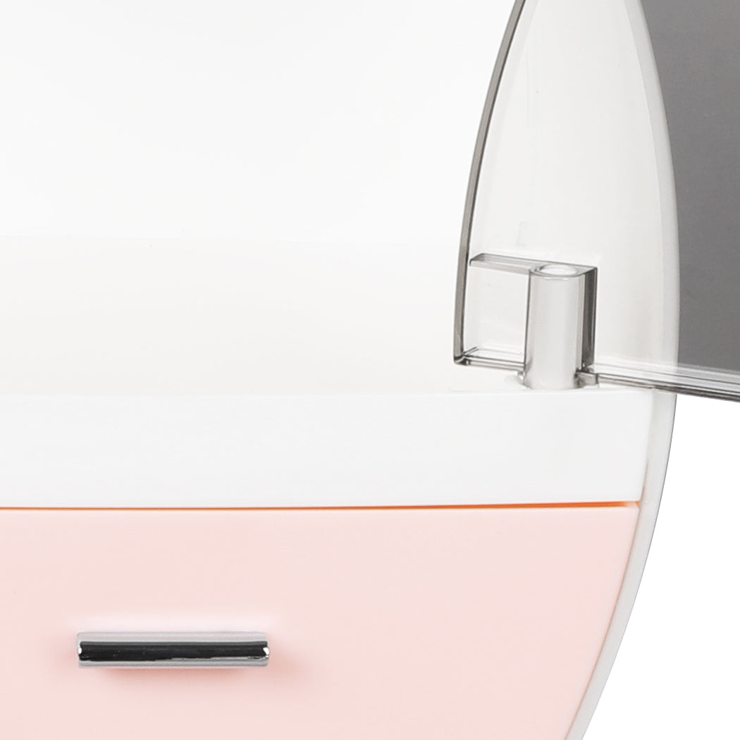 Makeup Case Holder Cosmetic Organiser Pink Large-1910113312008441860