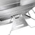 Levede Portable Folding BBQ Charcoal Grill Silver-1954802457573986308