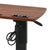 Levede Mobile Standing Desk Foldable Brown Fold-1954802680476078084