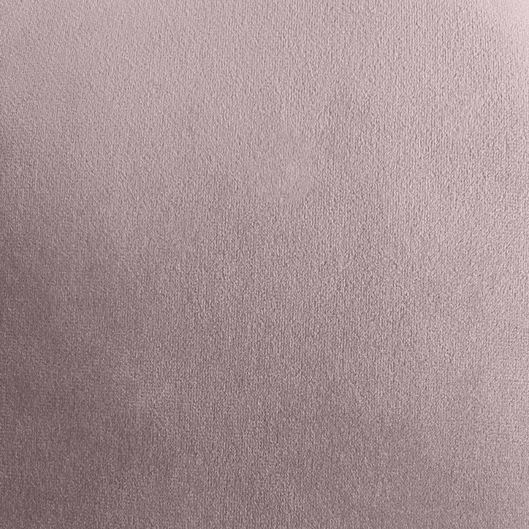 Levede Accent Chair Foot Stool Set Ottoman Pink-1919892908358635524