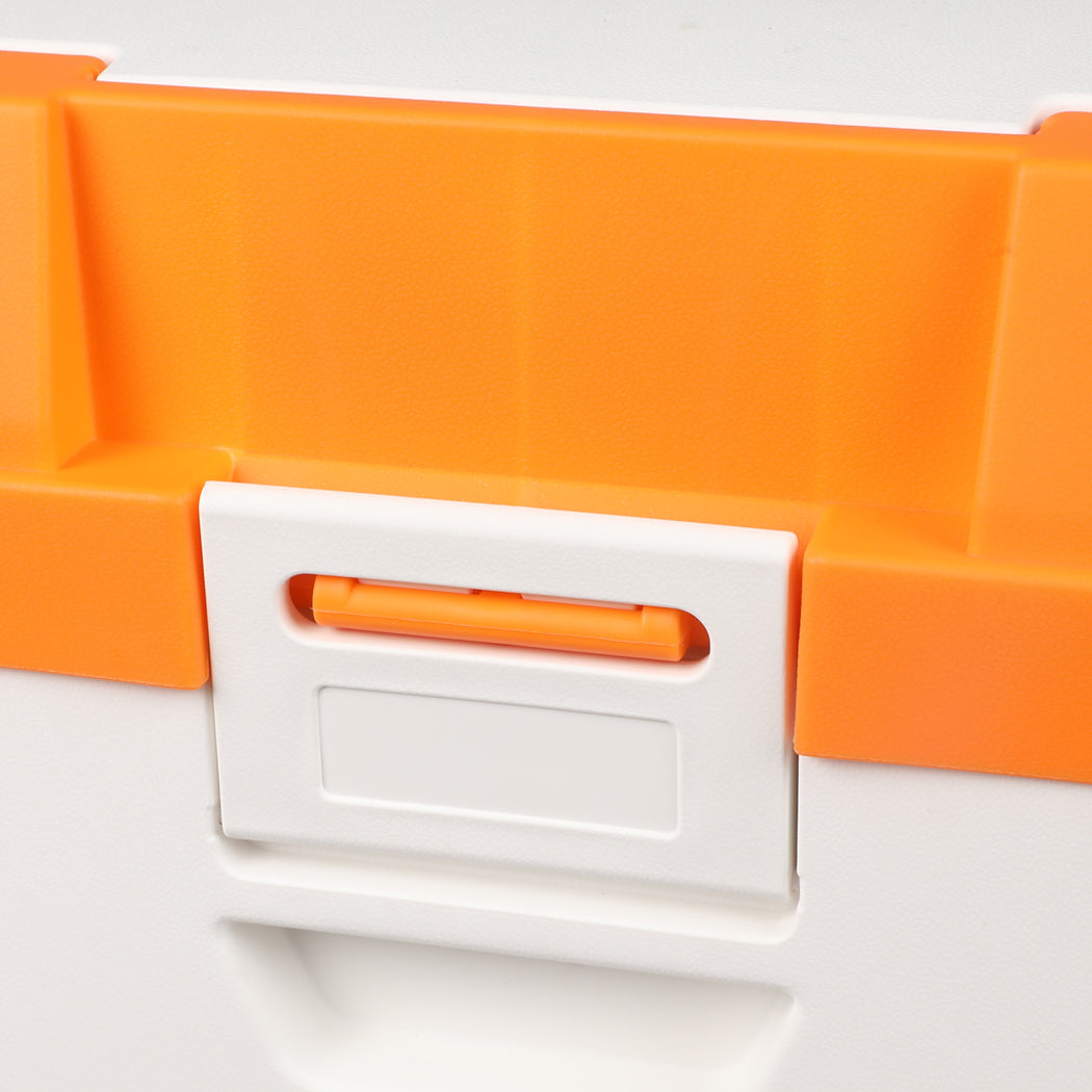 Car Boot Organiser 2 Layer Foldable Orange-1954802962035511300