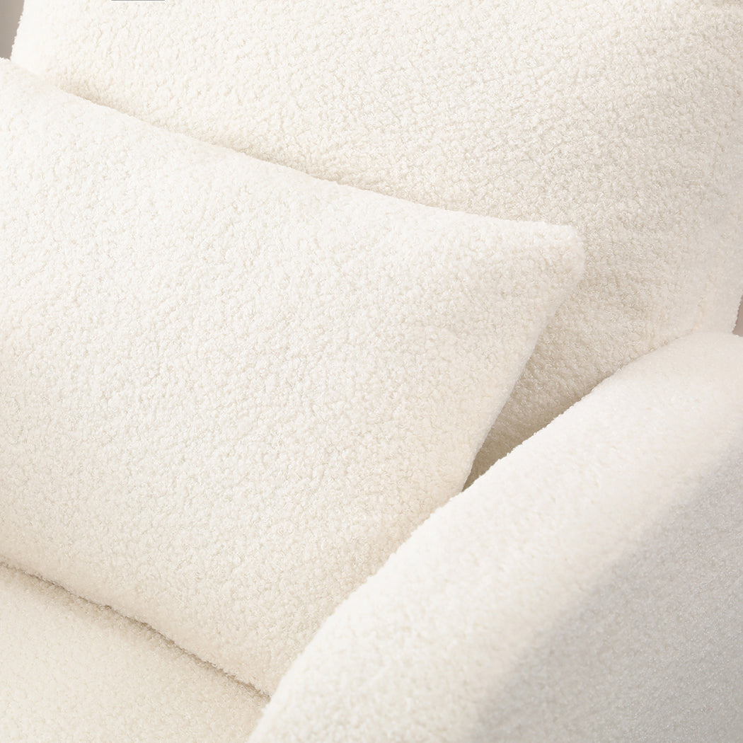 Levede Rocking Chair Ottoman Footrest With Side Pocket-1954802459419480068