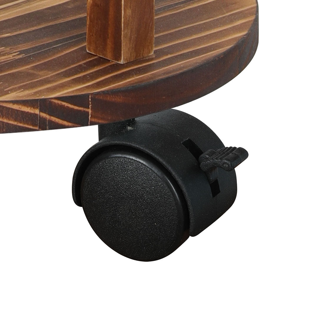 Levede 4-Tier Plant Stand Wood Wooden-1910112311415279620