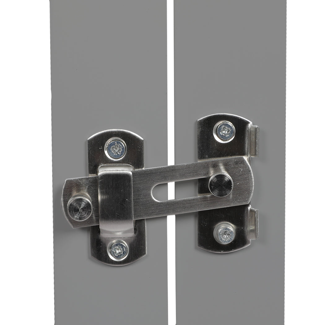 PaWz 6 Panels Pet Dog Playpen Puppy Grey-1954802560334434308