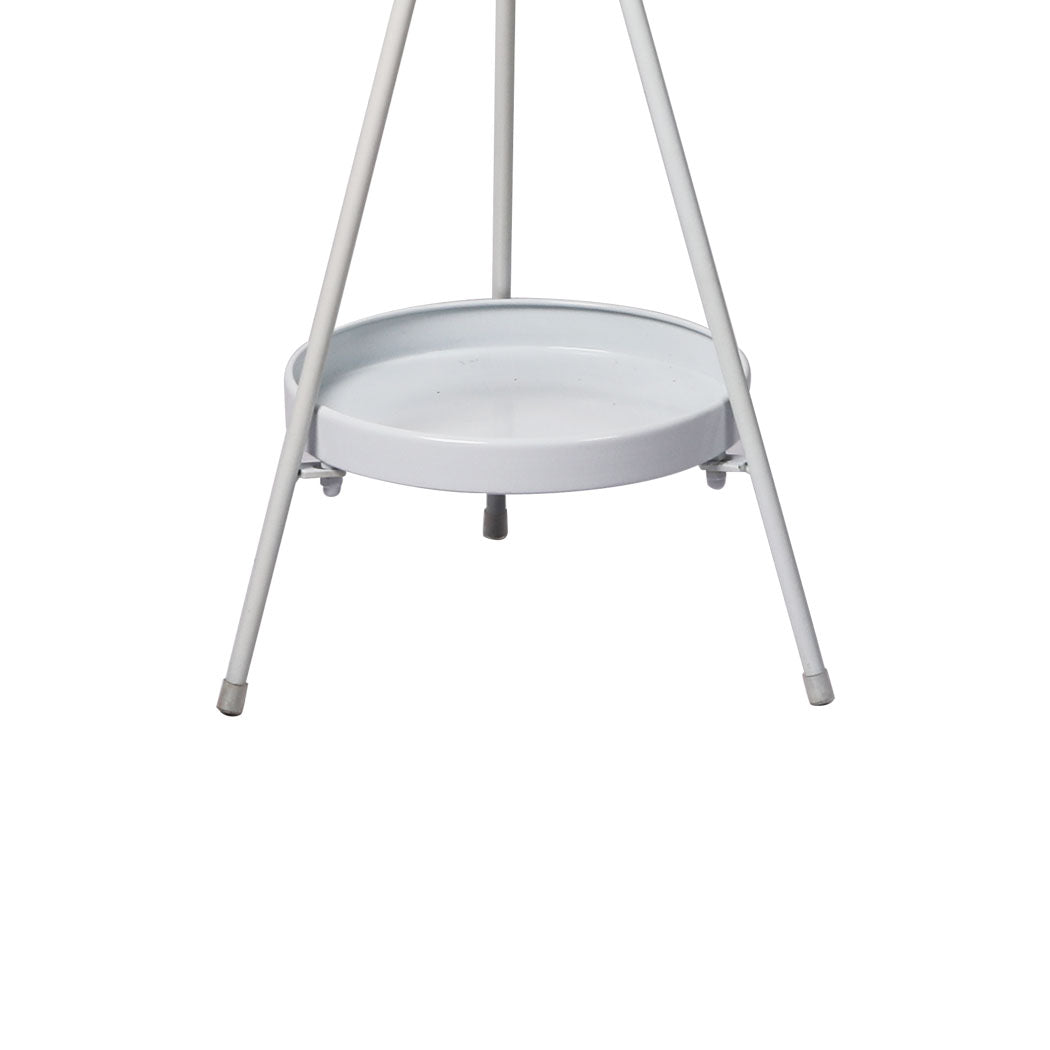 Levede Plant Stand 2 Tiers Outdoor Indoor White Large-1954802668392288260