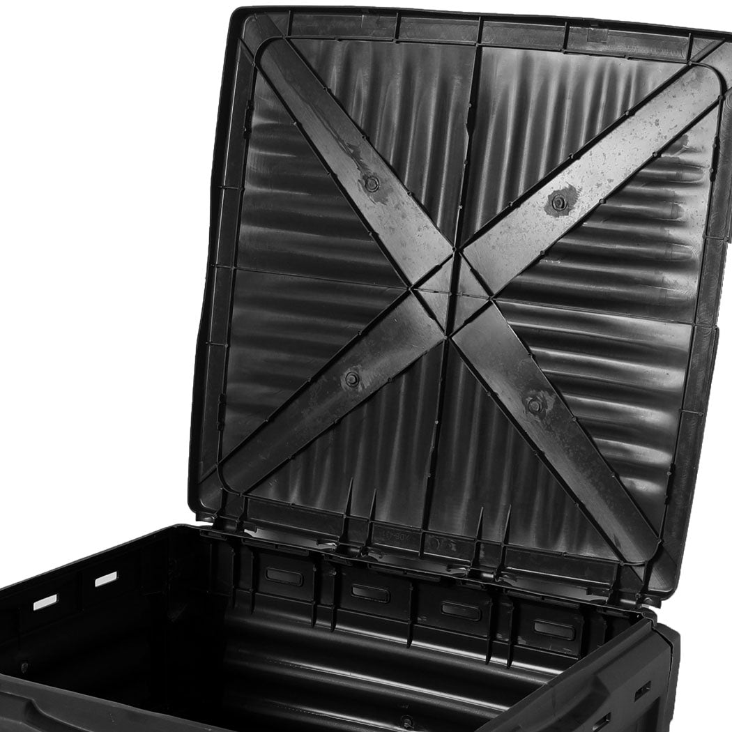 Lambu 290L Compost Bin Food Waste Recycling Black-1919892937802649604