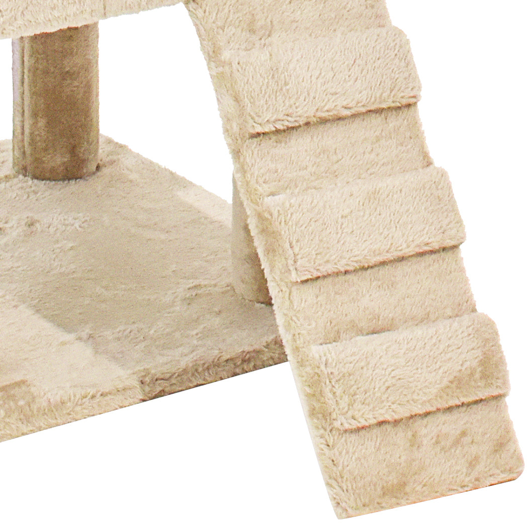 PaWz Cat Tree Scratching Post Scratcher Beige-1954802765771444228