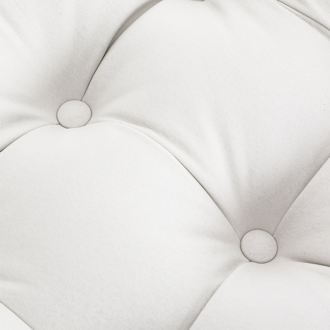 Levede Accent Ottoman Chair Footstool-1954802491614957572