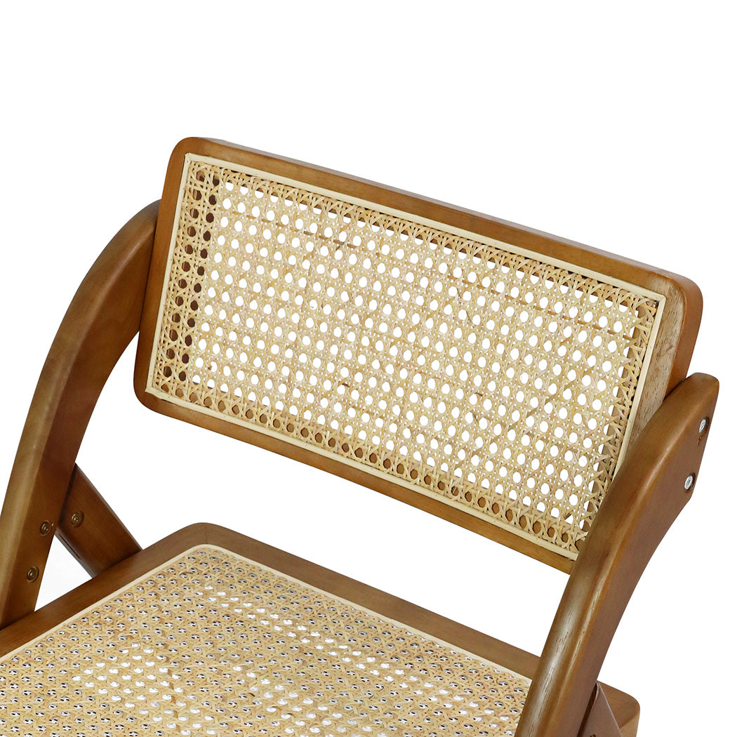 Levede 6X Foldable Rattan Dining Chairs-1973193561499373572
