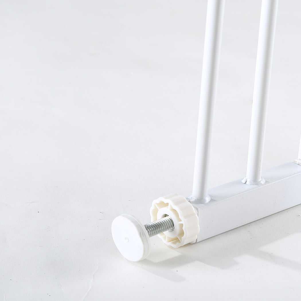 Levede Baby Safety Gate Adjustable Pet White 45cm Extension-1910113188360359940