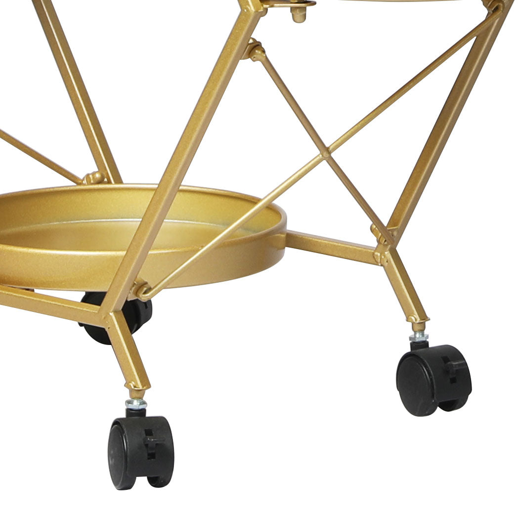 Levede Plant Stand Garden Outdoor Indoor Gold-1910112304276574212