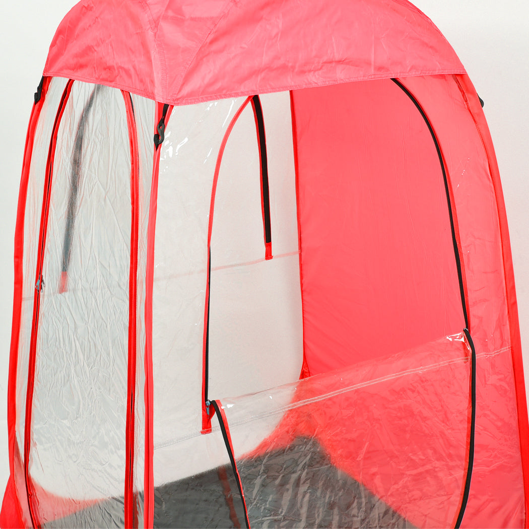 2x Mountview Pop Up Tent Camping Weather Red-1954802643381653508