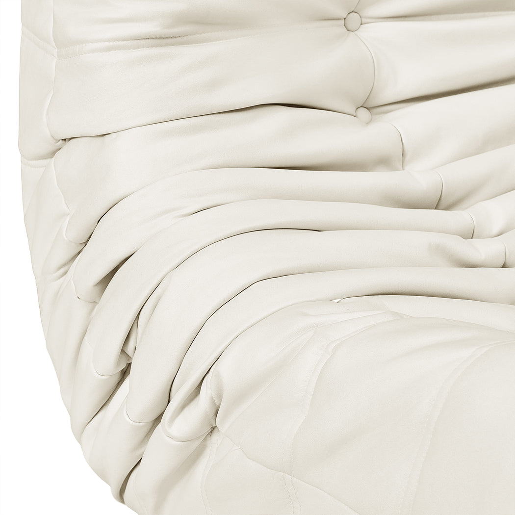 Levede Kids Floor Chair Foam Sofa Replica Single Lazy Recliner Children Couch-1954802347033104388