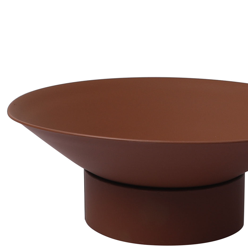 2 IN 1 Steel Fire Pit Firepit Pits Bowl Rust-1910112944486748164