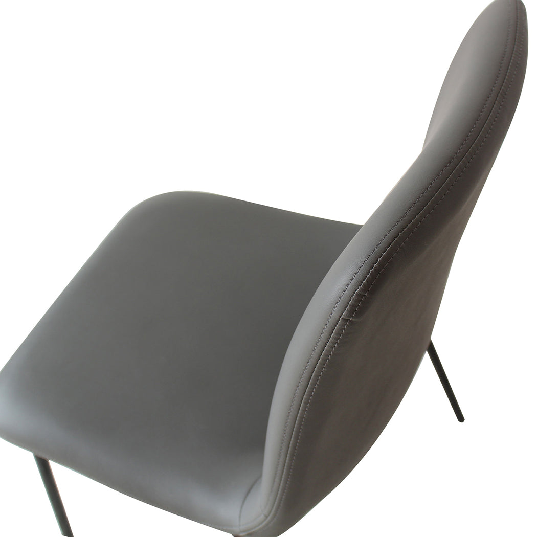 Levede Stackable Dining Chairs Kitchen Grey Set of 8-1973193562073993220