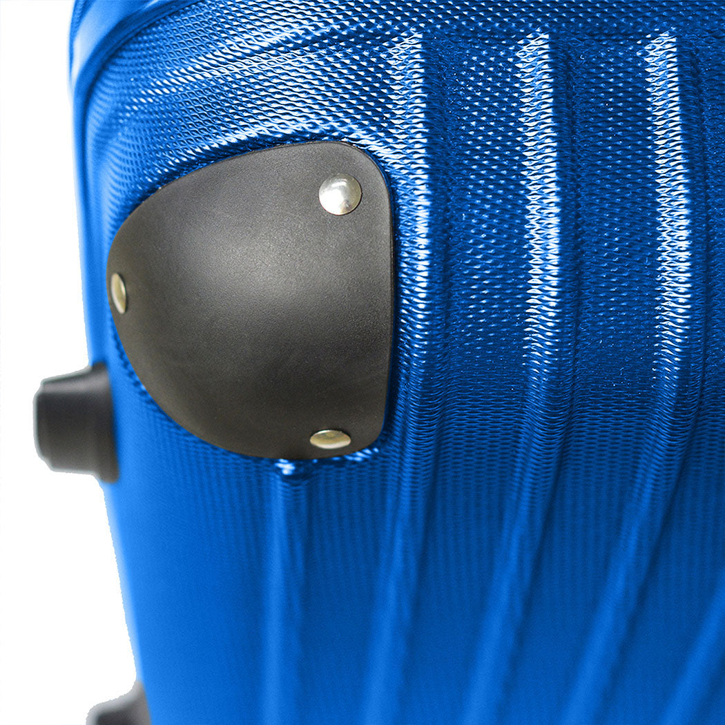 Slimbridge 28" Travel Luggage Suitcase Blue-1954802639753580548