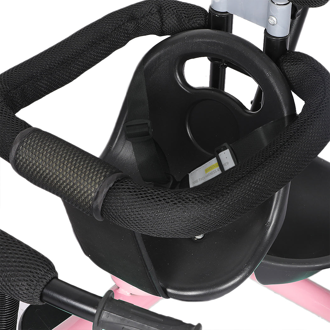 BoPeep Kids Tricycle Ride On Trike Toddler Pink-1954802769789587460