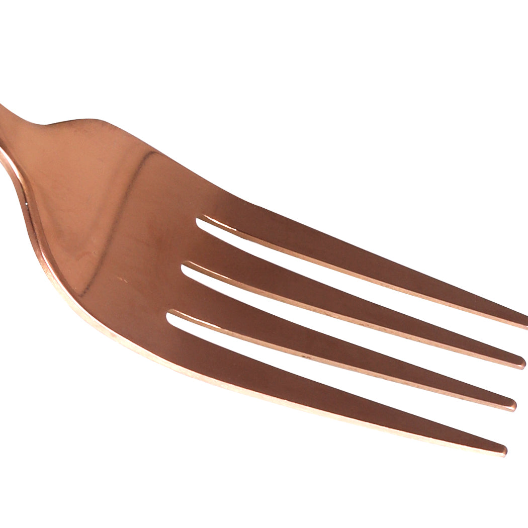 Stainless Steel Cutlery Set Glossy Knife Rose Gold-1954802794401763332