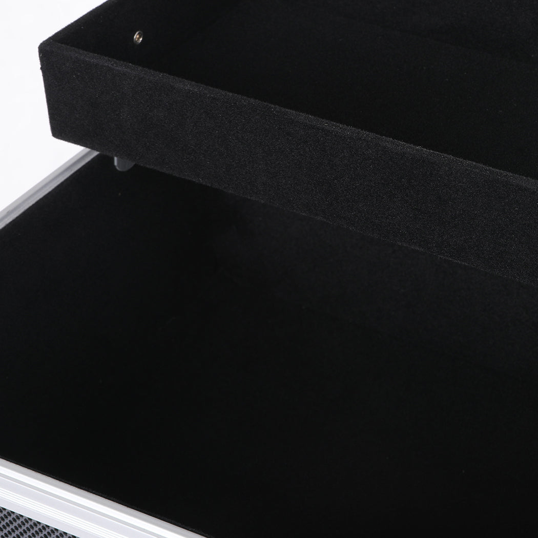 Makeup Cosmetic Case Portable Organizer Black-1910113073474179076
