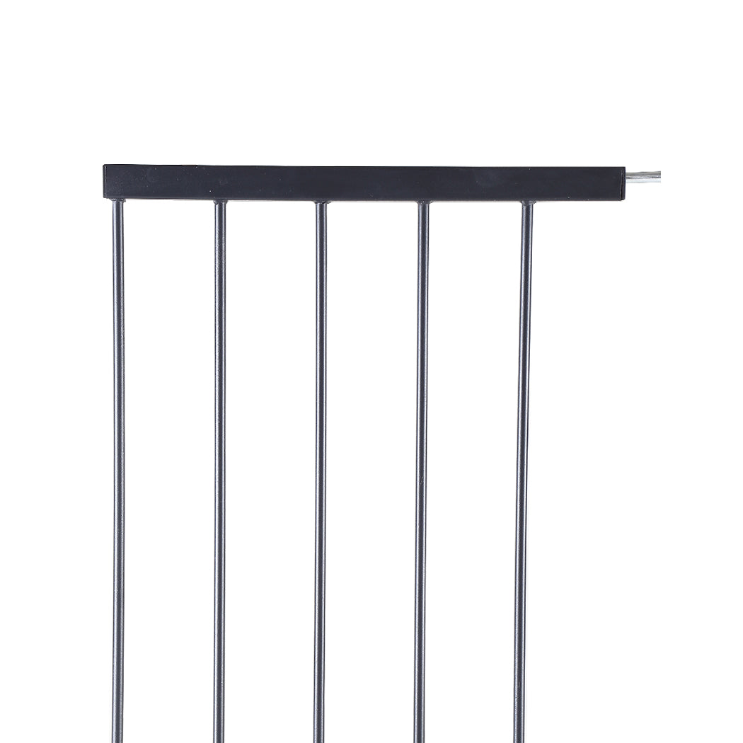 Levede Baby Safety Gate Adjustable Pet Black 45cm Extension-1910113188146450436