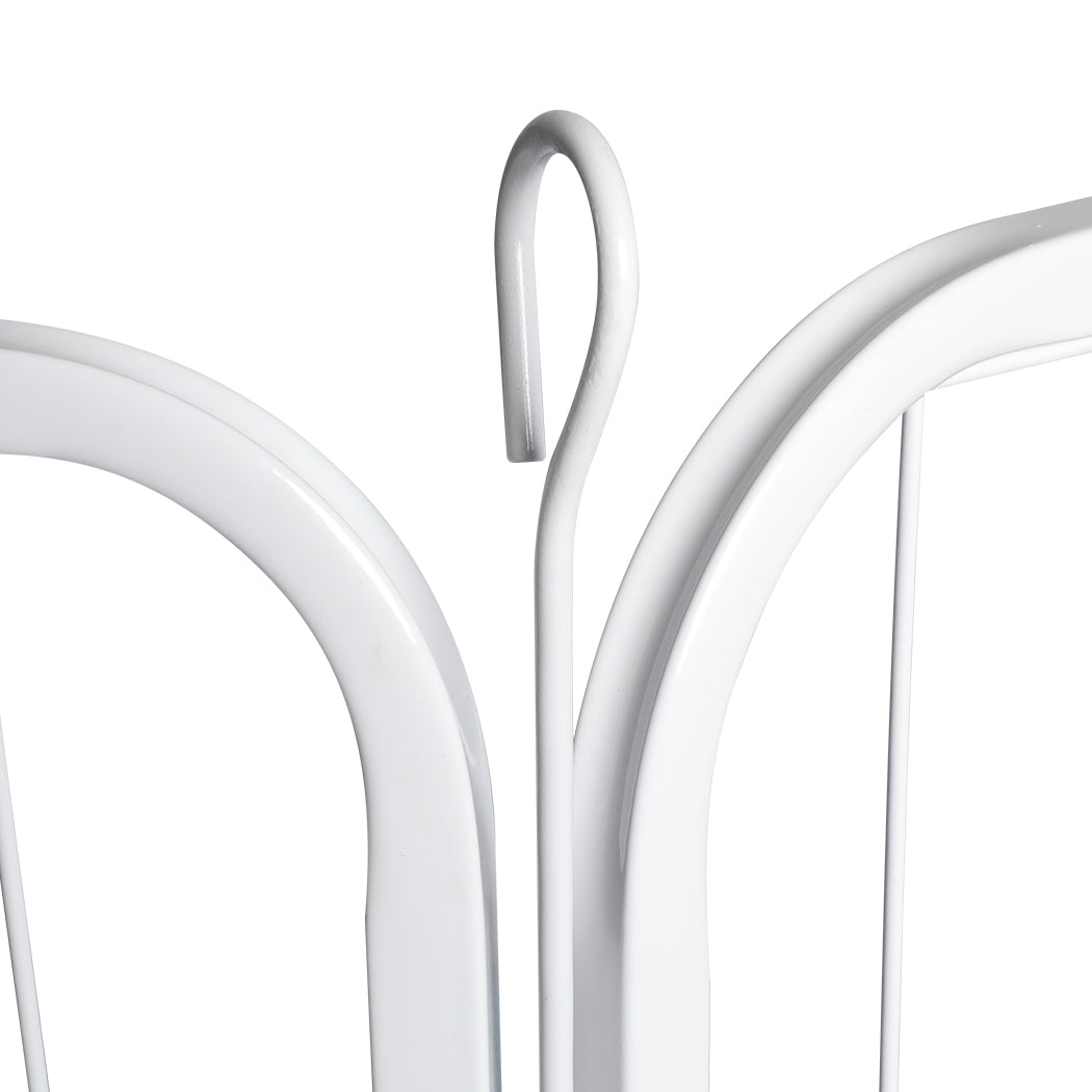 PaWz 8 Panel 40'' Pet Dog Playpen Puppy White 2.5kg Venison-1973193828089335812