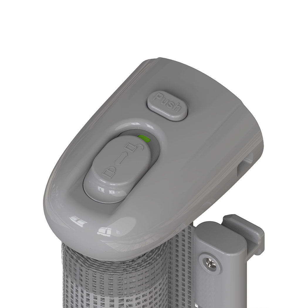 BoPeep Retractable Baby Safety Gates 150cm Grey 150 cm-1954802788848504836