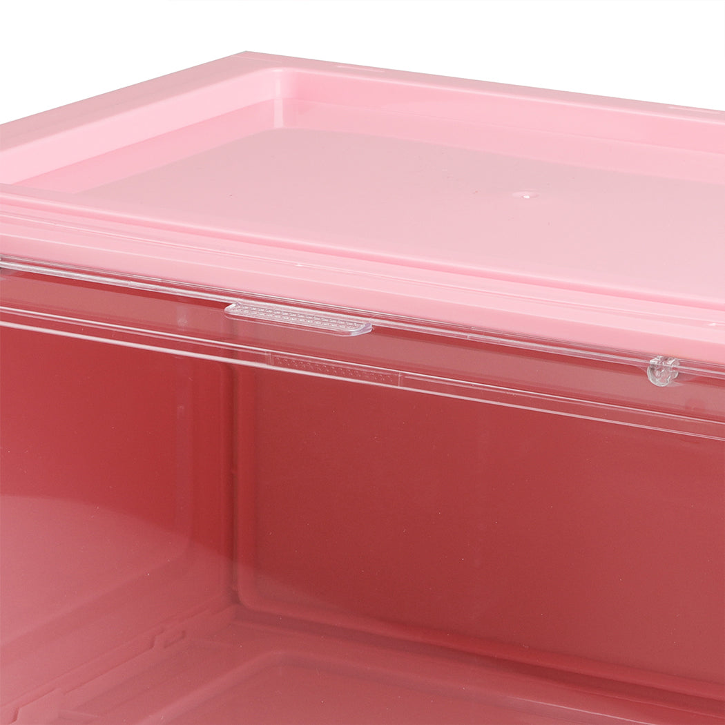Stacked Sneaker Display Case 6x Shoe Pink-1954802602449440772