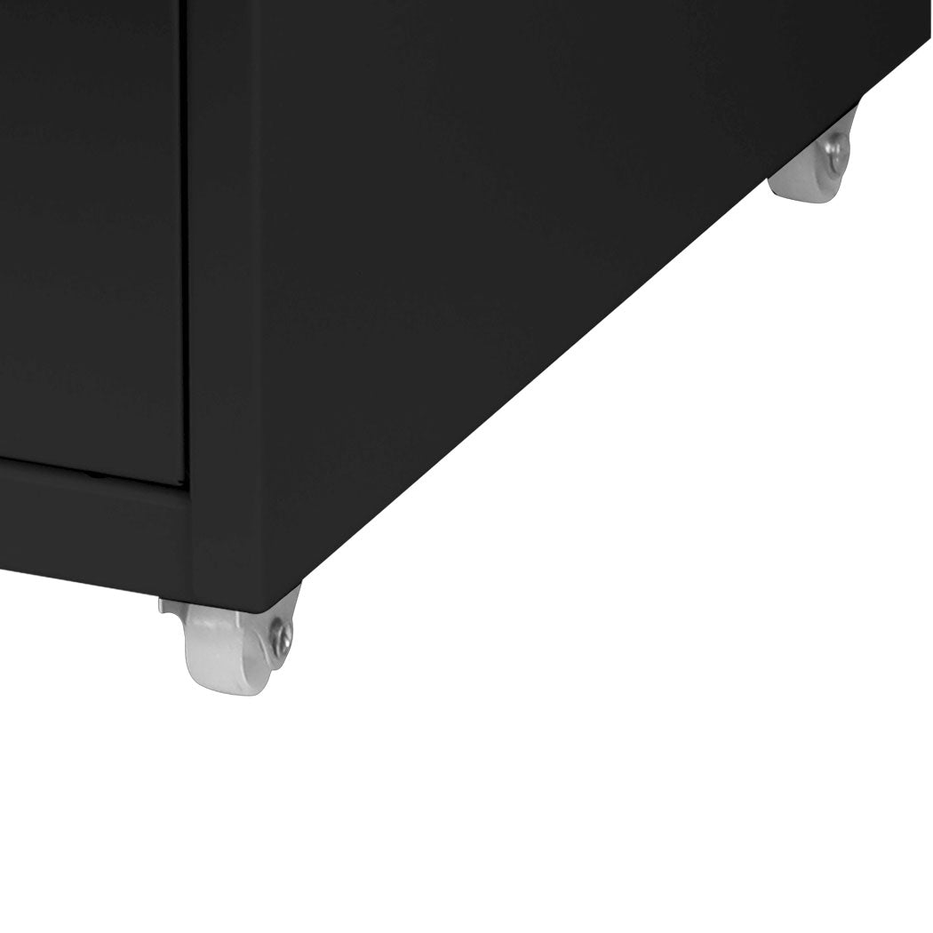 Levede 8 Drawer Office Cabinet Drawers Black-1954802725078306820