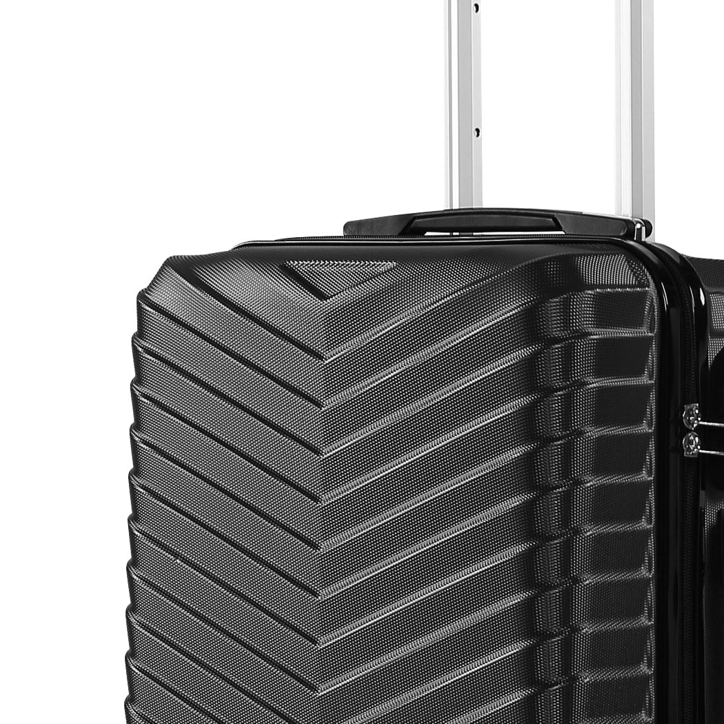 Slimbridge 24" Luggage Suitcase Travel Black 24 inch-1954802804786860036