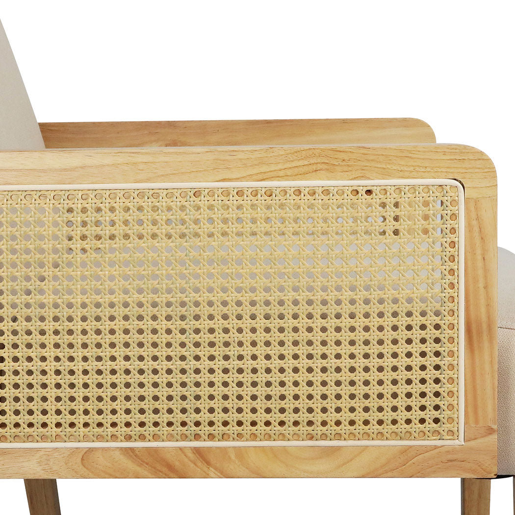 Levede Rattan Lounge Armchair-1910112347935084548